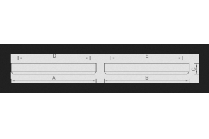 Светильник металлический люминесцентный ARS/S 4x18 (ЭПРА) 625х610