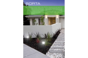 Светильник садовый столбик SORTA 80, E27, 20W, черный