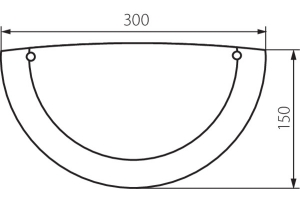 Светильник настенно-потолочный TIVA 1030 1/2DR/ML-DB, дуб