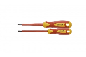 Набор изолированных отверток SL5,5, 125 мм, PH2, 100 мм, 1000 V, 2 шт. HT1S990
