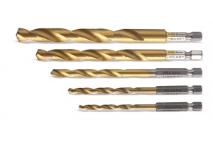 Набор сверл по металлу с шестигранным хвостовиком 1/4'', сталь HSS HT6D180