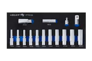 Набор насадок с переходниками 14 шт., ложемент EVA HT7G125