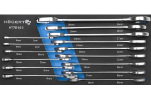 Набор рожковых ключей 15 шт., HT7G145