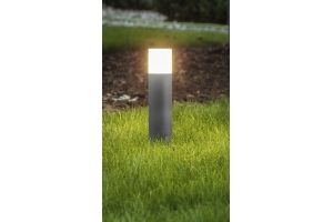 Светильник садовый столбик CORTA-P 40, E27, 25W, графит
