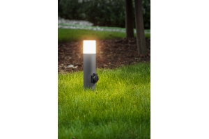 Светильник садовый столбик CORTA-P 40 с розеткой, E27, 25W, графит