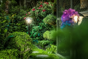 Светильник садовый столбик GRANDE-P, E27, черный
