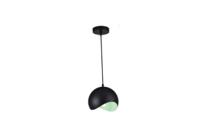 Подвесной светильник MAVIA E27, IP20, черный/зеленый