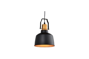 Подвесной светильник MONROE E27, 40W, IP20, черный/золотой