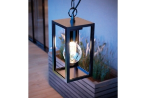 Светильник садовый подвесной VENTANA-H, E27, черный
