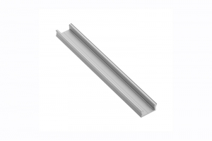 Алюминиевый профиль LED GLAX MINI накладной, 3м, серебристый