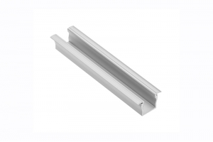 Алюминиевый профиль LED GLAX MINI врезной, высокий 12,5мм, 2м, белый