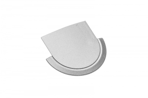 Пластиковая заглушка для алюминиевого профиля LED GLAX, белая