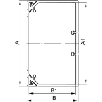 TA-GN 150x60 Короб с крышкой с направляющими для установки разделителей