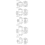Светильник фасадный BART EL-235, GU10, 2x35W, двунаправленный, серый