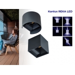 Светильник фасадный светодиодный REKA LED EL 7W-L-GR куб, черный