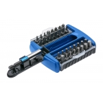 Набор бит с битодержателем 1/4", SL, PH, PZ, HEX, Torx, 33 шт. HT1S402