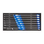 Набор ключей комбинированных 16 шт., ложемент EVA HT7G120