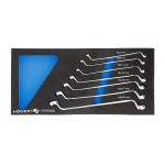 Набор ключей накидных коленчатых 7 шт., ложемент EVA HT7G122