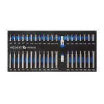 Набор бит 40 шт., ложемент EVA HT7G124