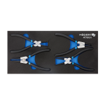 Набор клещей для стопорных колец 4 шт., ложемент EVA HT7G131