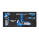 Набор отверток, ключи HEX и TORX 20 шт., ложемент EVA HT7G134