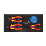 Набор диэлектрических клещей 1000V, изоляционная лента, ложемент EVA 4 шт., HT7G138