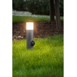 Светильник садовый столбик CORTA-P 40 с розеткой, E27, 25W, графит