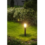 Светильник садовый столбик KERTA-P 80, E27, 12W, графит