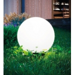 Светильник садовый шар MARMO 38, E27, светло-серый