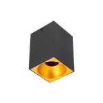 Светильник потолочный накладной TENSA 20W, IP20, GU10, квадрат, черный