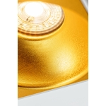 Светильник потолочный накладной TENSA 20W, IP20, GU10, квадрат, белый